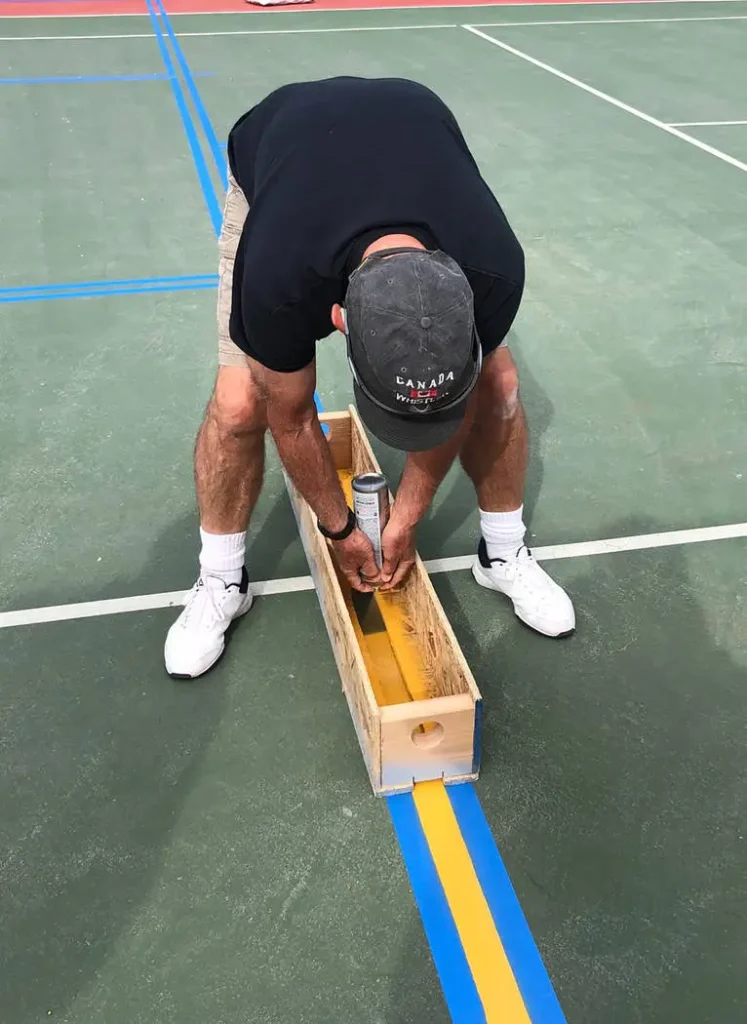 pickleball court construction